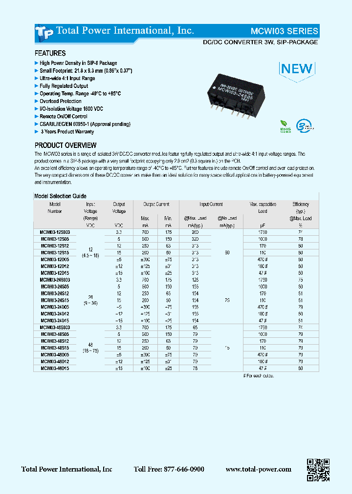 MCWI03-12D05_8938181.PDF Datasheet