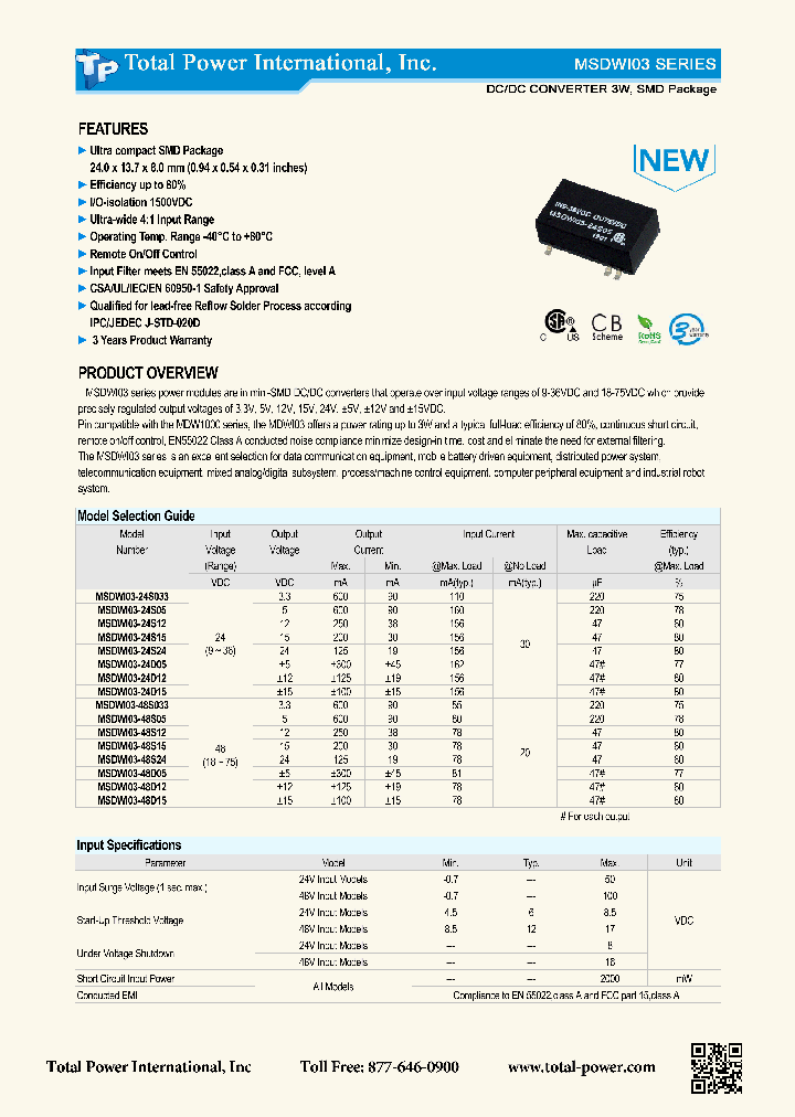 MSDWI03-24D05_8938190.PDF Datasheet