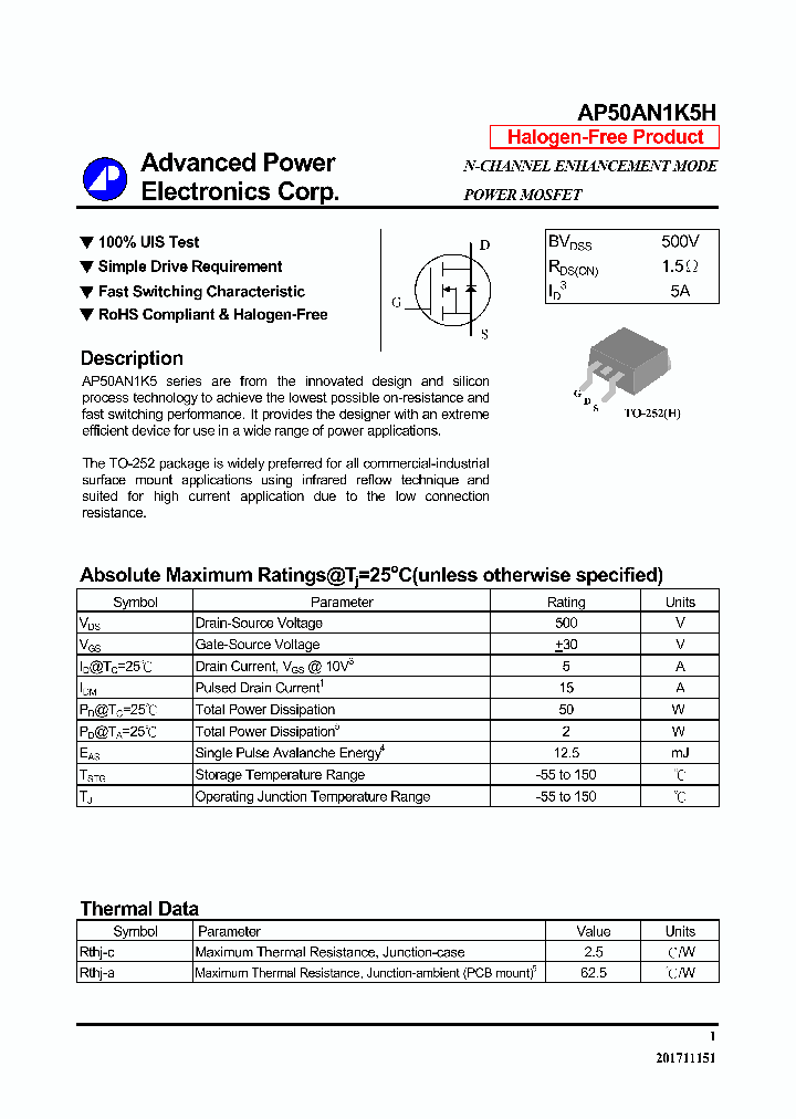 AP50AN1K0I_8938282.PDF Datasheet