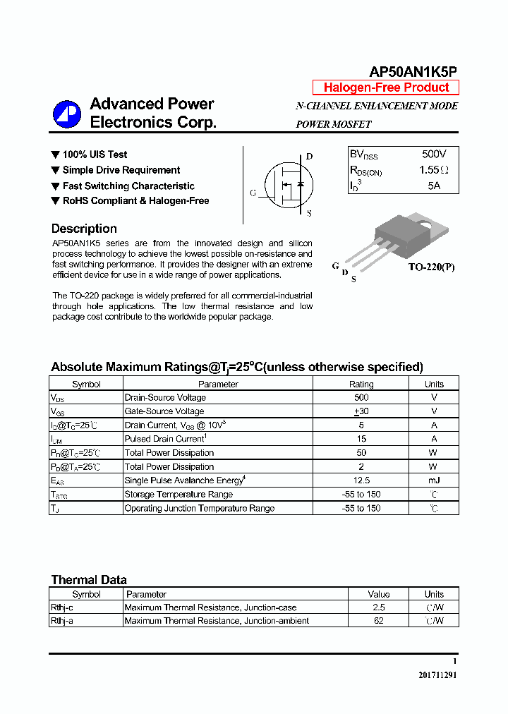AP50AN1K5P_8938285.PDF Datasheet
