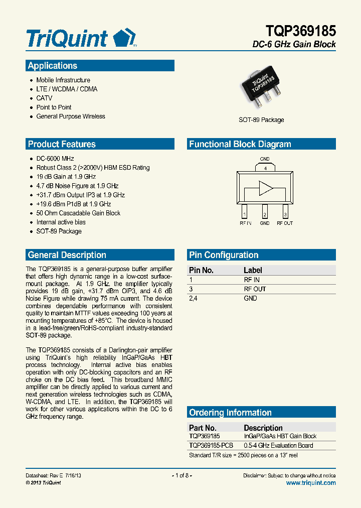 TQP369185_8938301.PDF Datasheet