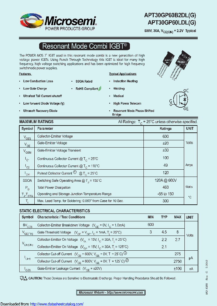 APT30GP60LDLG_8938470.PDF Datasheet