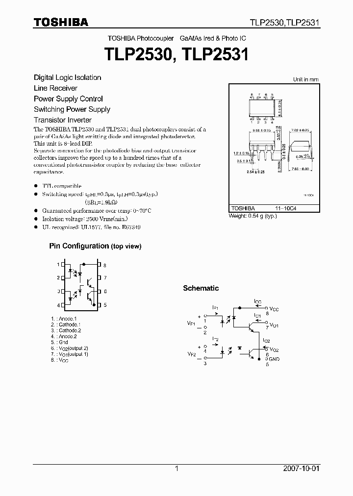 TLP2531F_8938693.PDF Datasheet