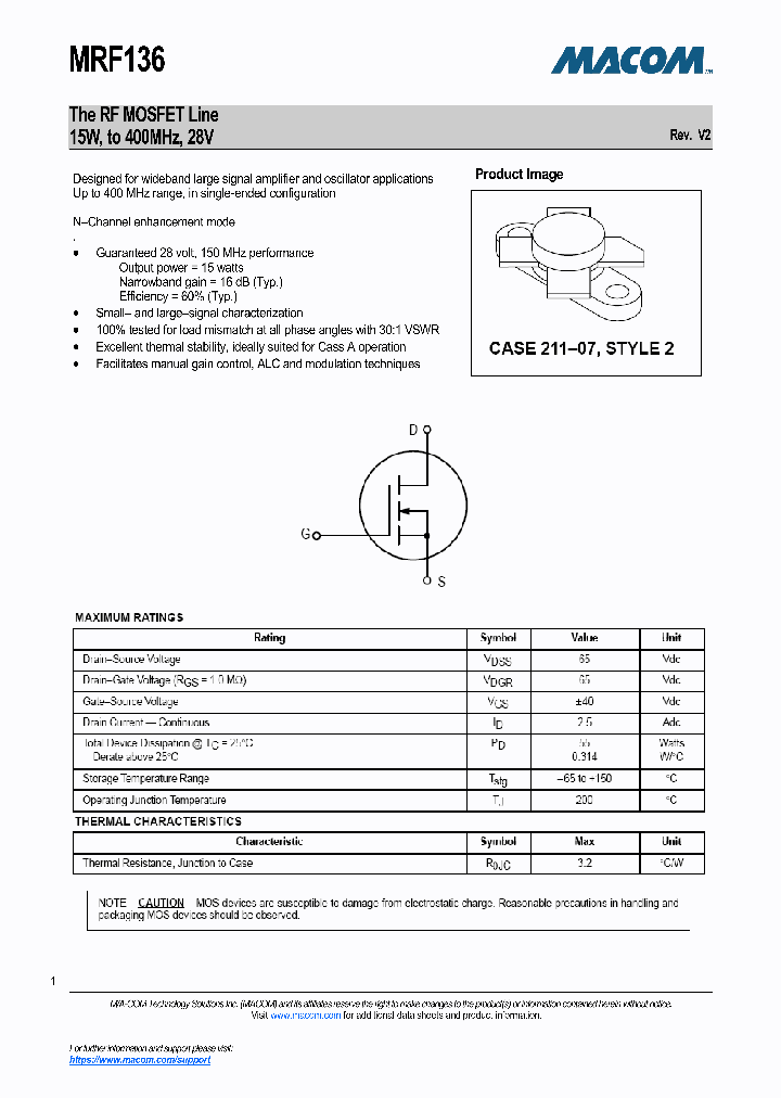 MRF136-17_8939495.PDF Datasheet