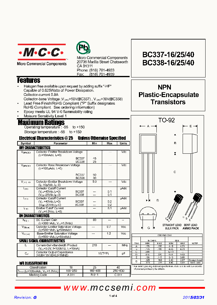 BC337-16_8939414.PDF Datasheet