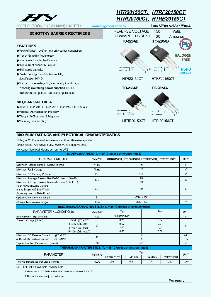 HTRB20150CT_8939704.PDF Datasheet