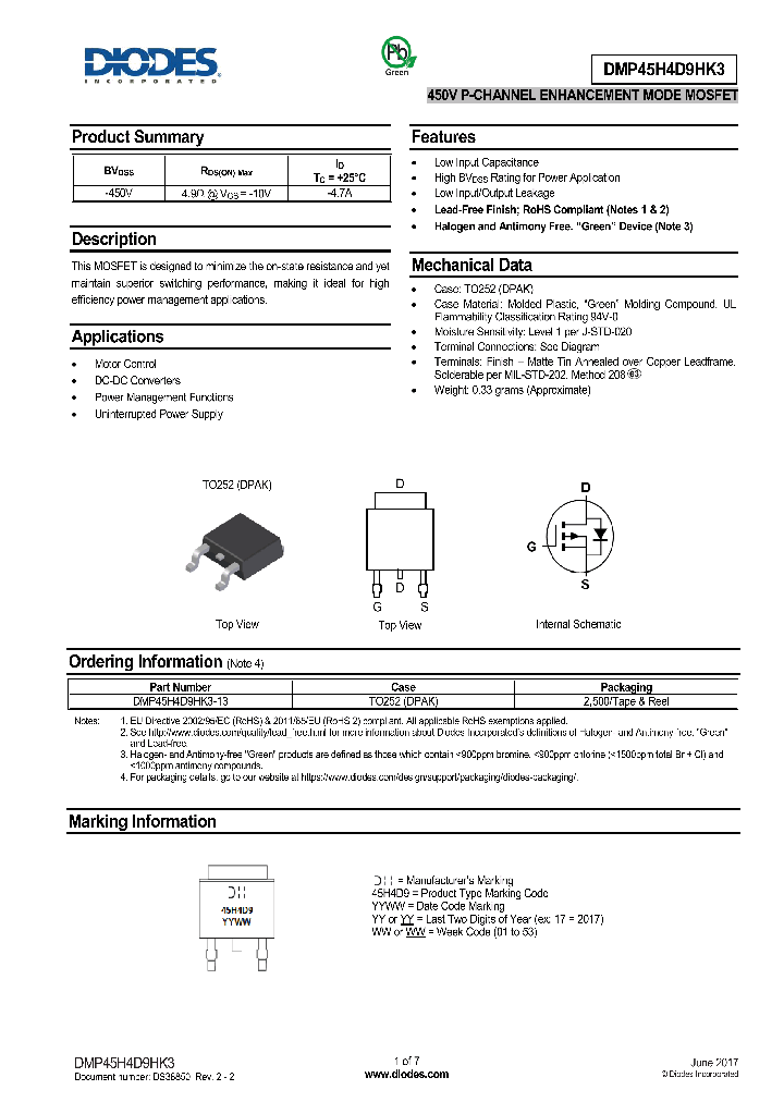 DMP45H4D9HK3-13_8939743.PDF Datasheet
