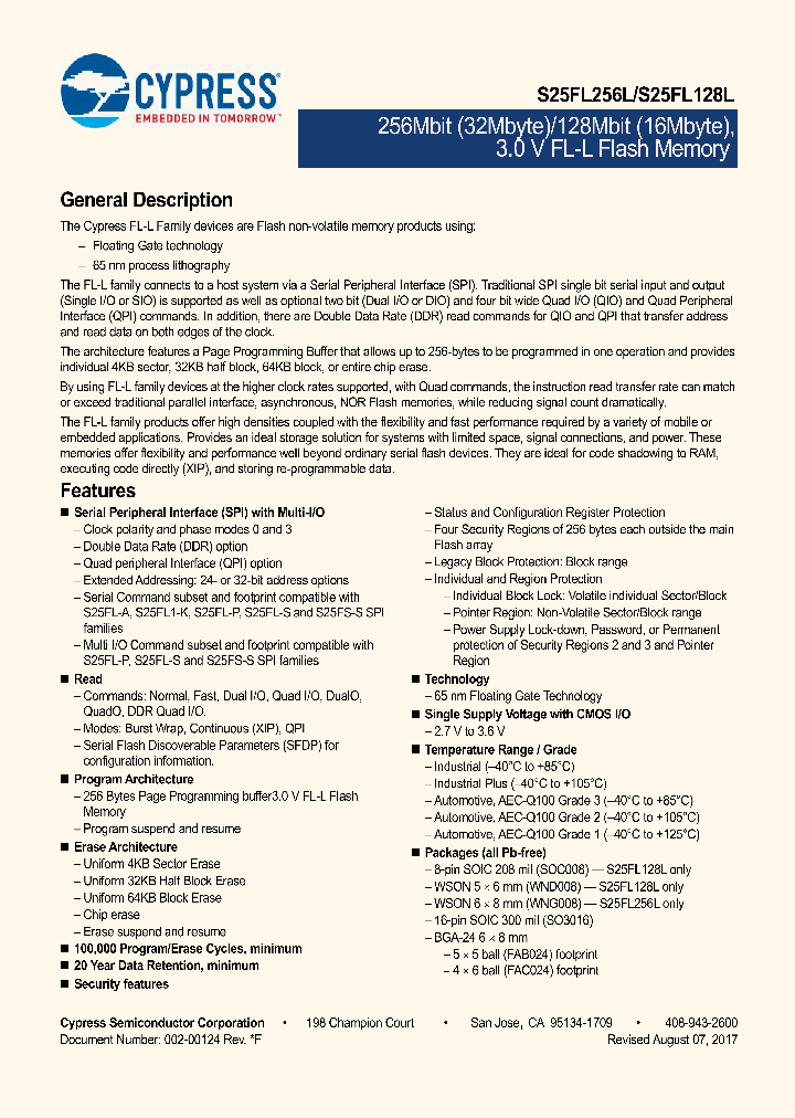 S25FL128L_8940522.PDF Datasheet