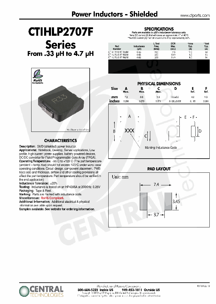 CTIHLP2707F_8940965.PDF Datasheet