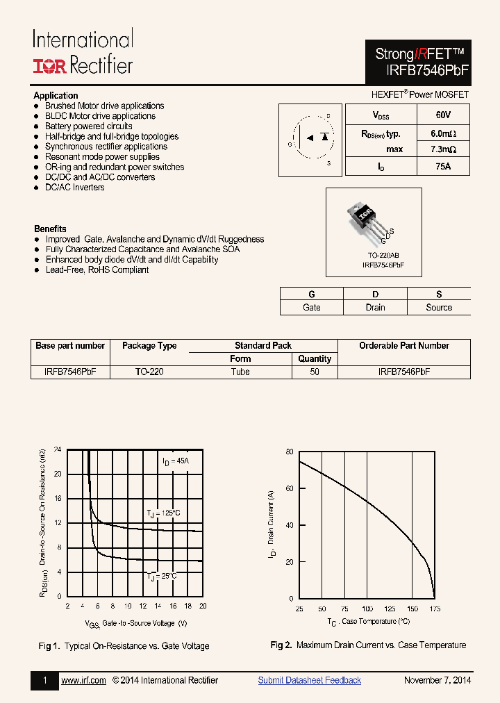 IRFB7546PBF_8941214.PDF Datasheet