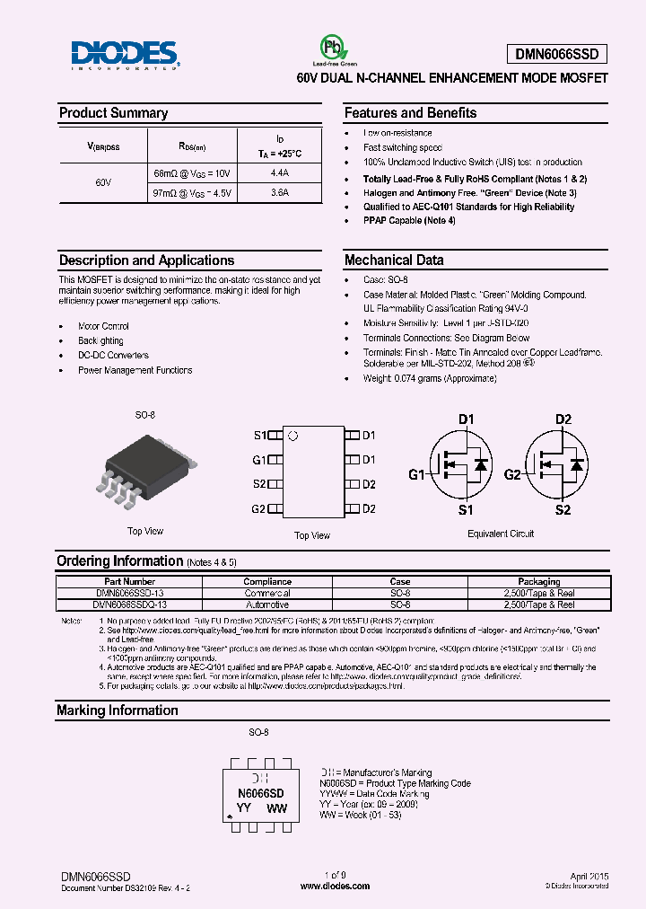 DMN6066SSD-13_8941351.PDF Datasheet