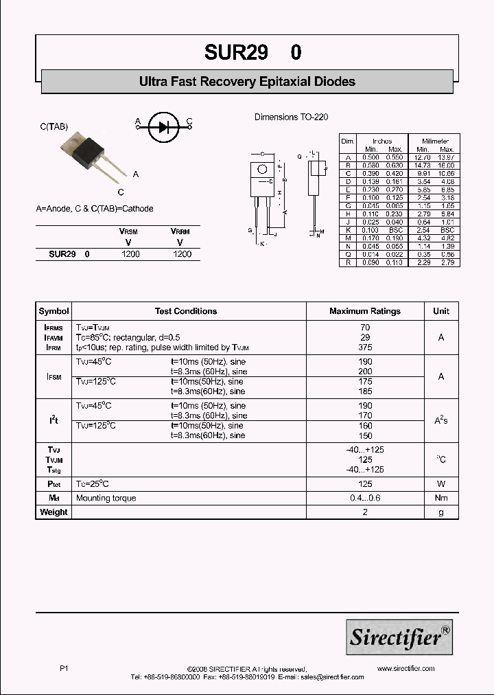 SUR29120_8940363.PDF Datasheet