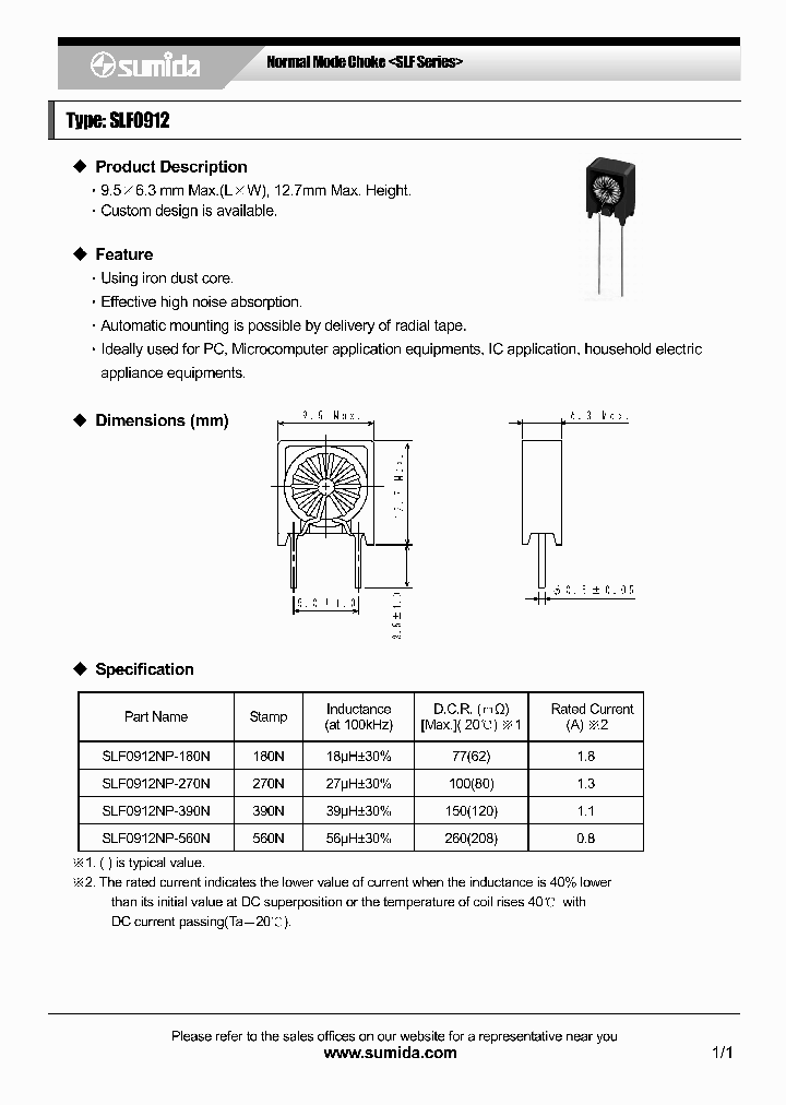 SLF0912NP-560N_8942003.PDF Datasheet