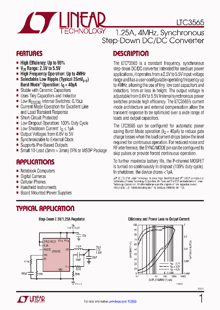 LTC3565-15_8942089.PDF Datasheet
