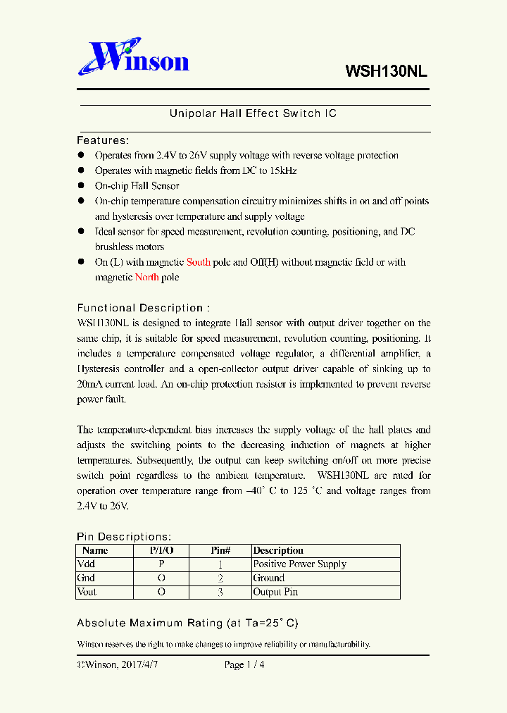 WSH130NL-17_8943504.PDF Datasheet