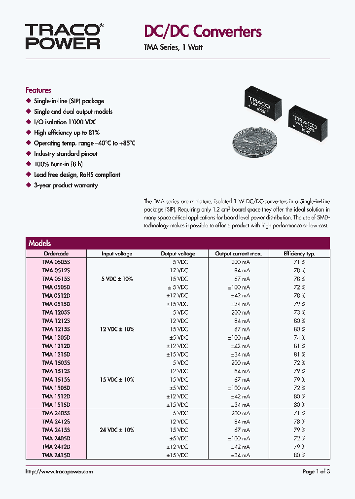TMA2405S_8943631.PDF Datasheet