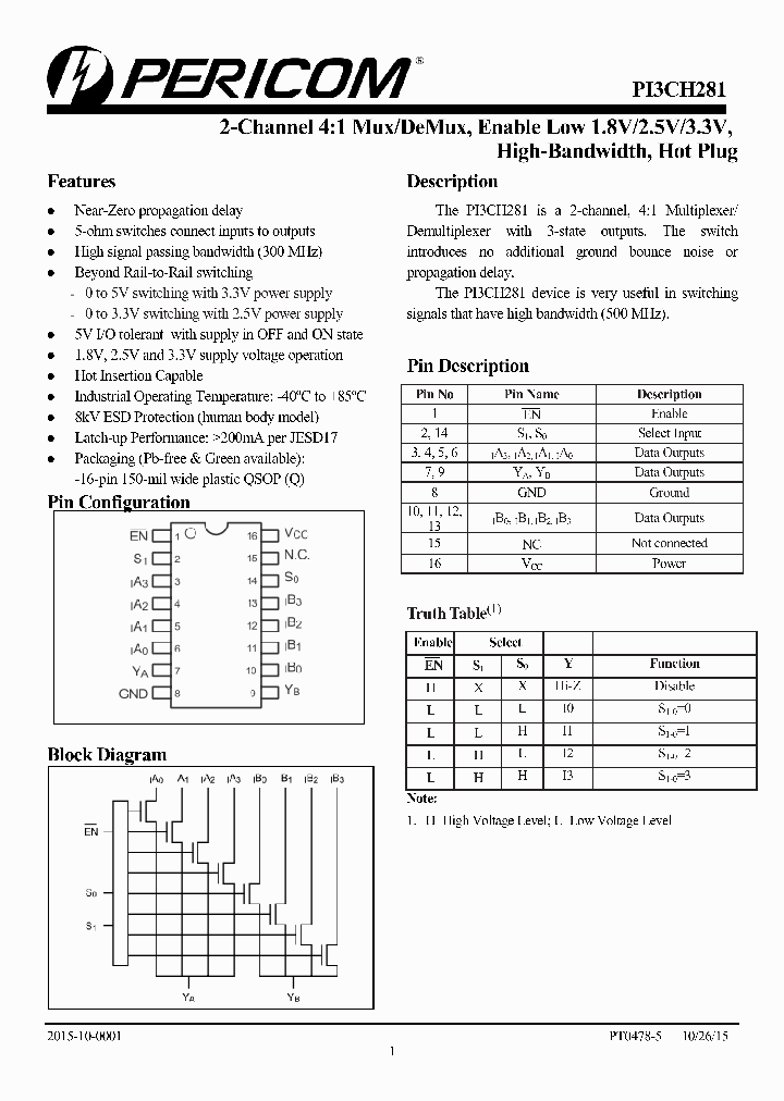 PI3CH281QEX_8943564.PDF Datasheet