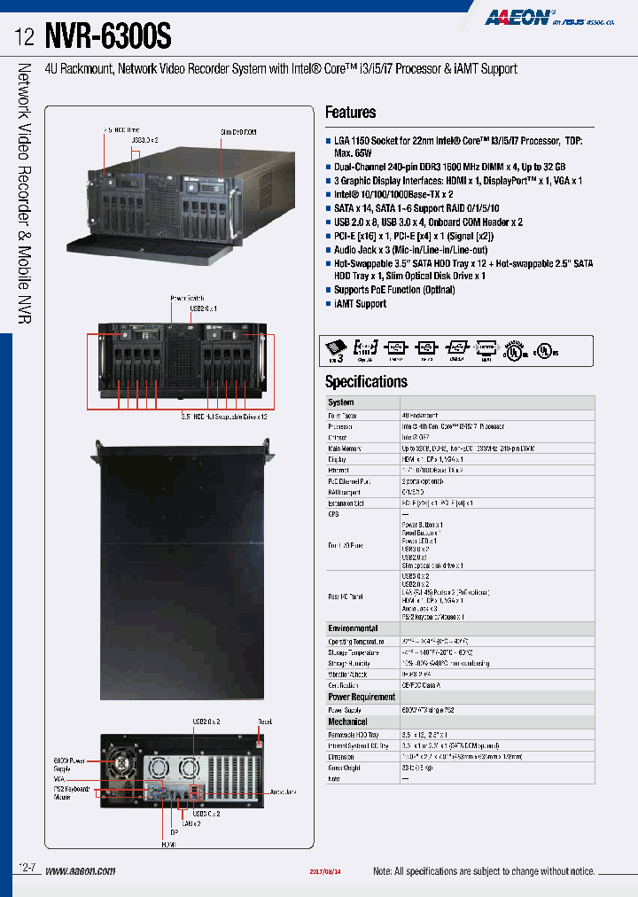 NVR-6300S_8943760.PDF Datasheet
