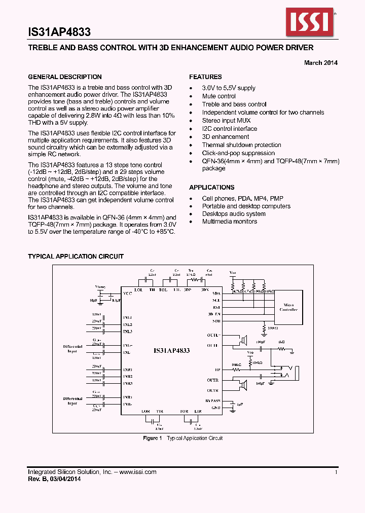 IS31AP4833-TQLS2_8944343.PDF Datasheet