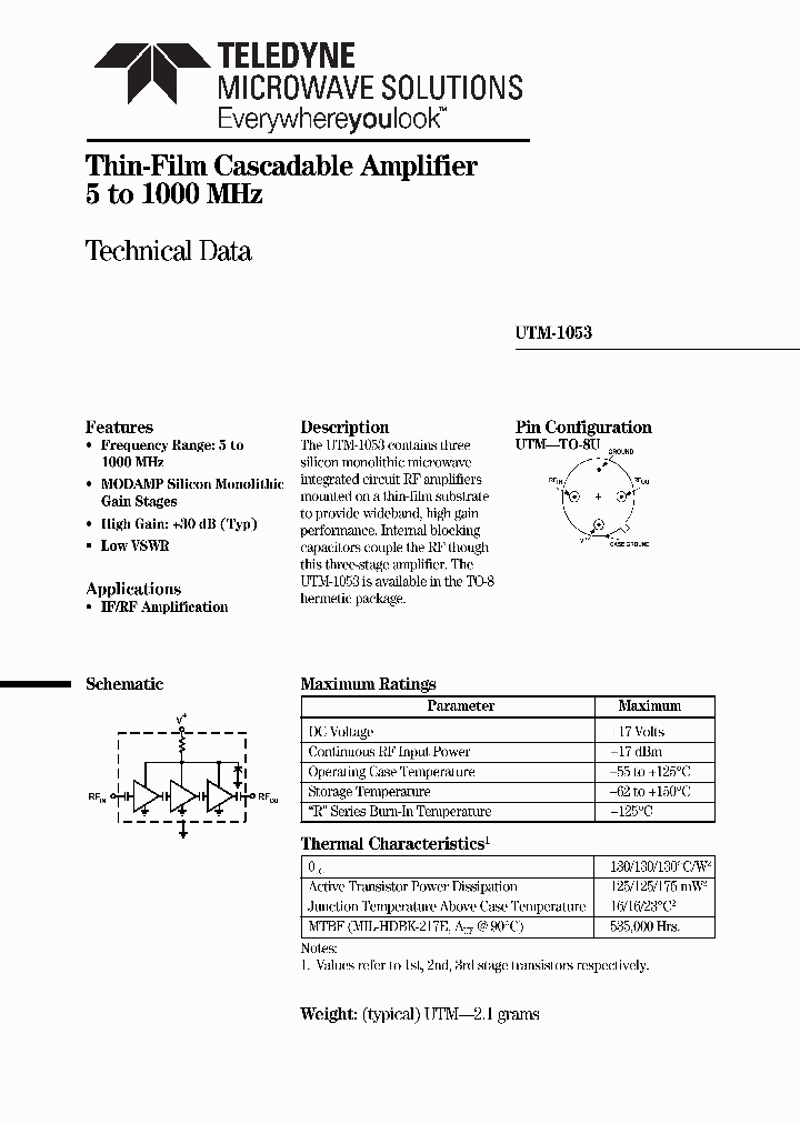 UTM1053_8944548.PDF Datasheet