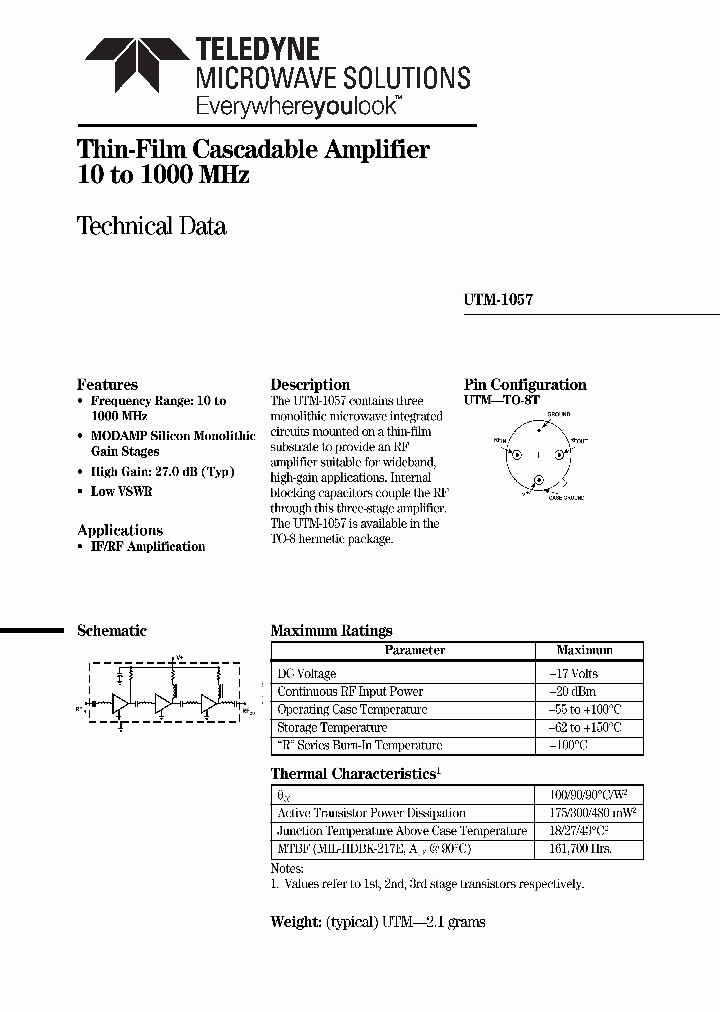 UTM1057_8944550.PDF Datasheet