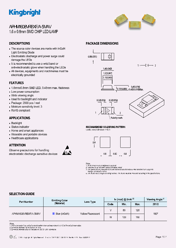 APHM1608VRBXF-A-5MAV_8944716.PDF Datasheet