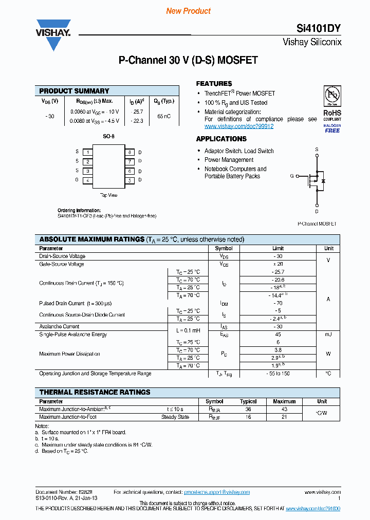 SI4101DY_8944960.PDF Datasheet