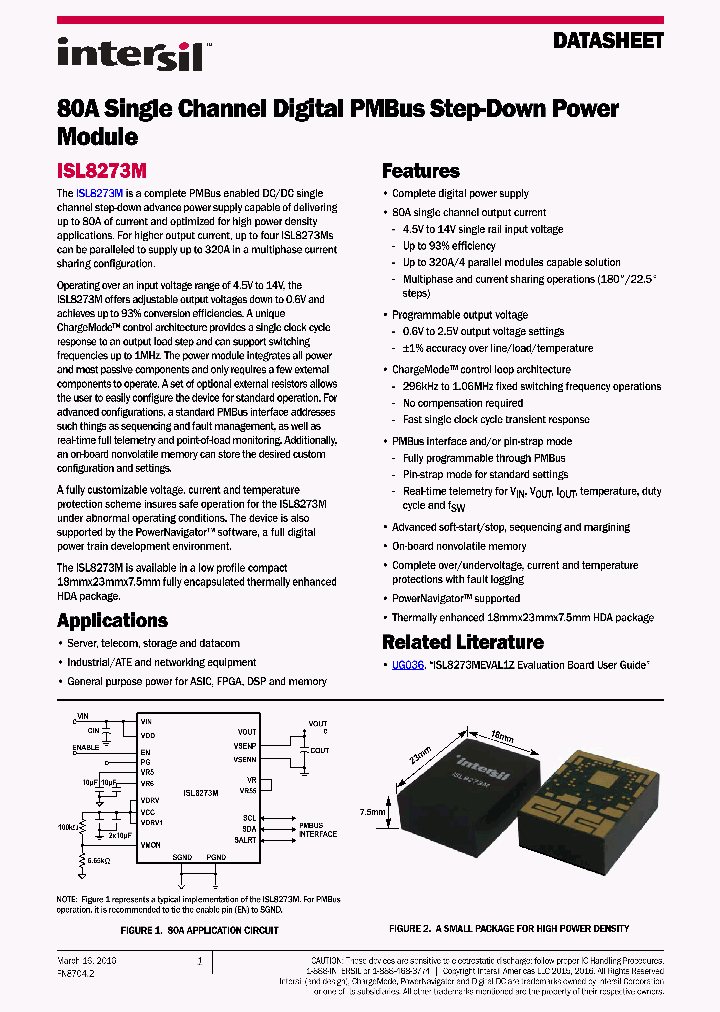 ISL8273MEVAL1Z_8944983.PDF Datasheet