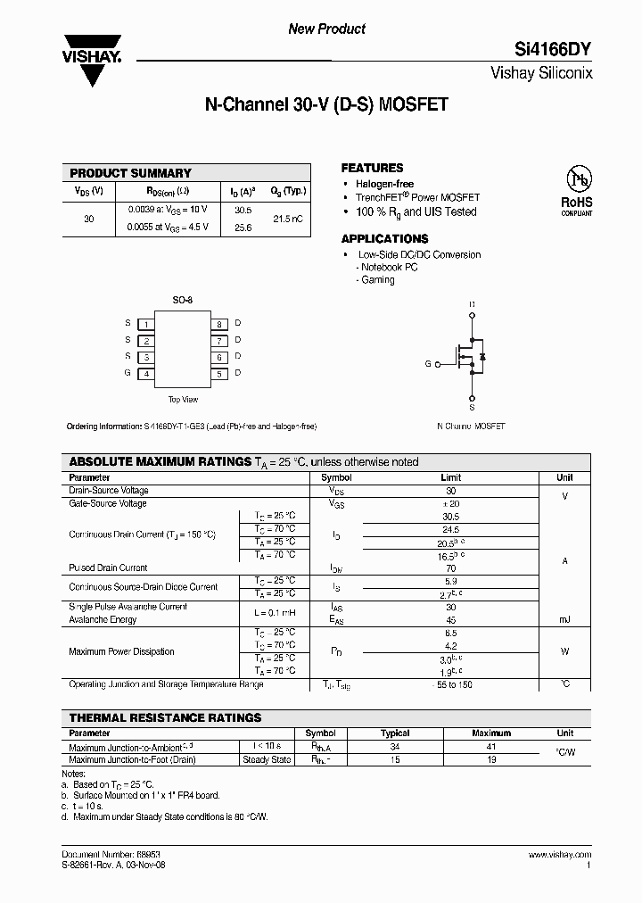 SI4166DY_8944993.PDF Datasheet