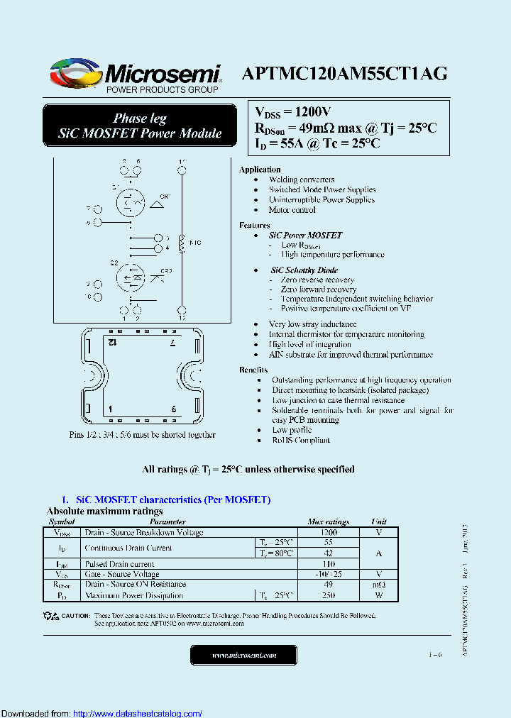 APTMC120AM55CT1AG_8945405.PDF Datasheet