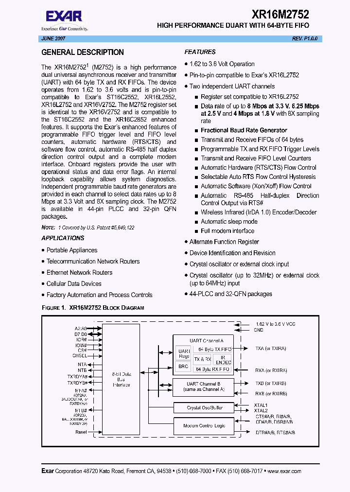 XR16M2752IJ44_8946044.PDF Datasheet