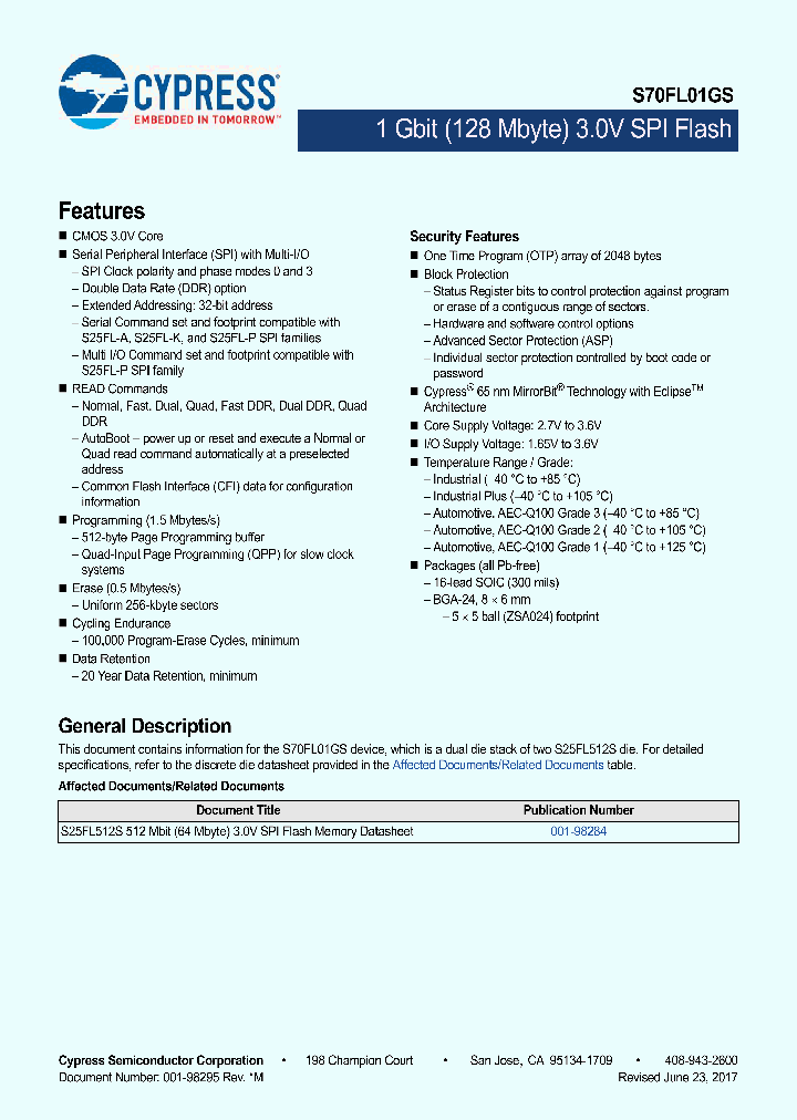 S70FL01GS_8946824.PDF Datasheet