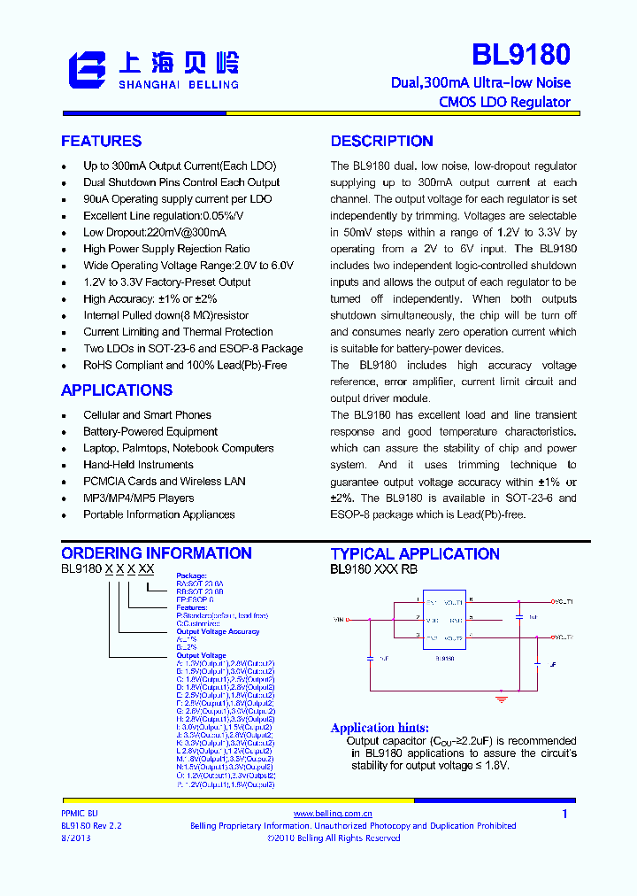 BL9180ABCEP_8946999.PDF Datasheet