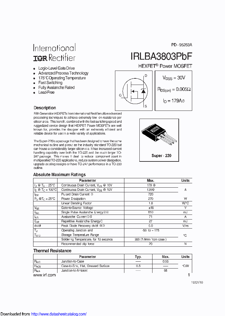 IRLBA3803PBF_8947253.PDF Datasheet