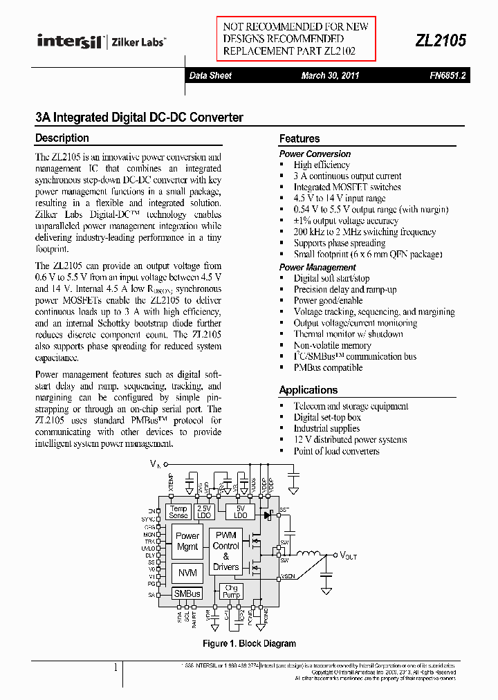 ZL2105ALNFT1_8947211.PDF Datasheet