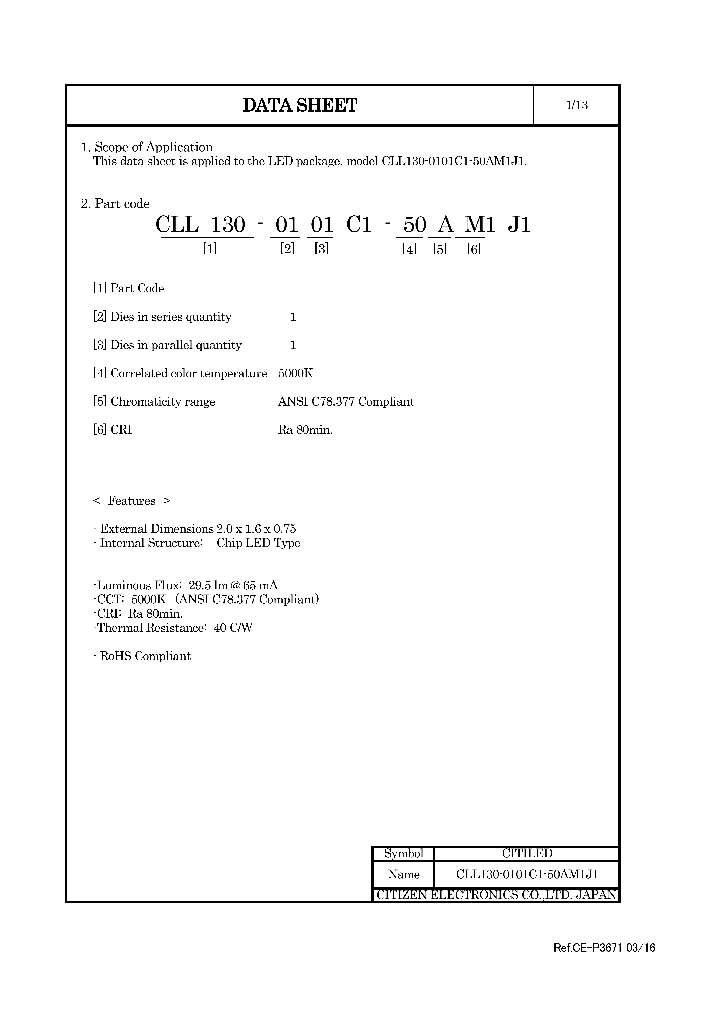 CLL130-0101C1-50AM1J1_8947300.PDF Datasheet