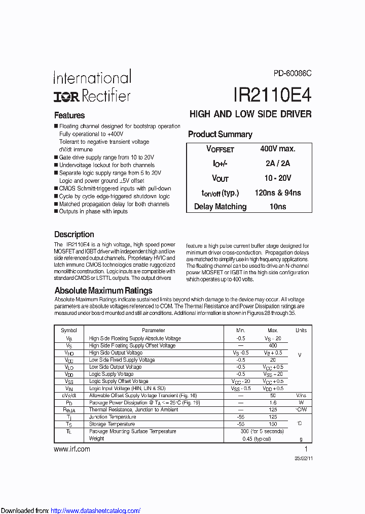 IR2110E4SCS_8947821.PDF Datasheet