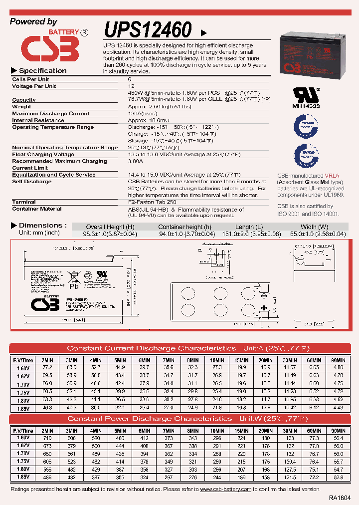 UPS12460-16_8948726.PDF Datasheet