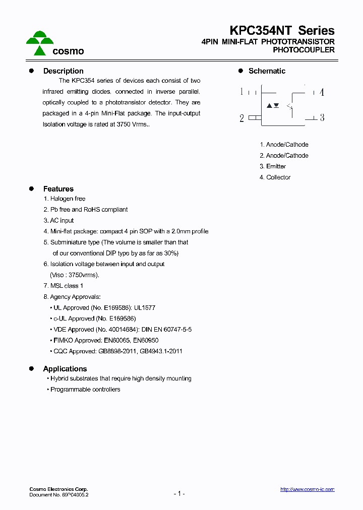 KPC354NTATRU_8949628.PDF Datasheet