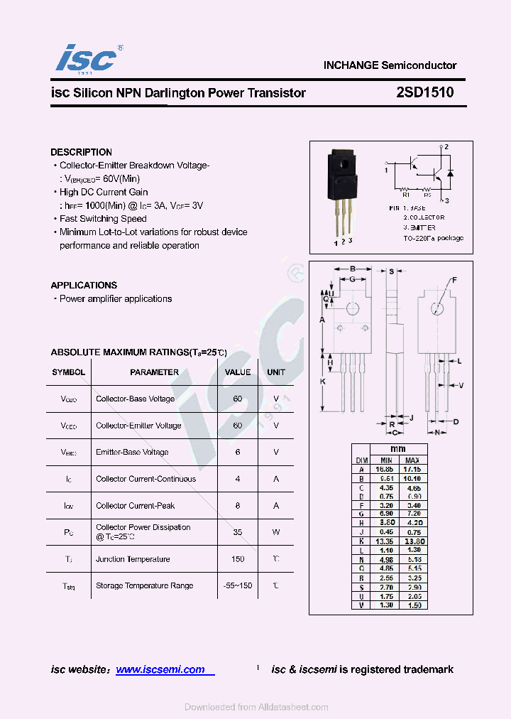 2SD1510_8949651.PDF Datasheet