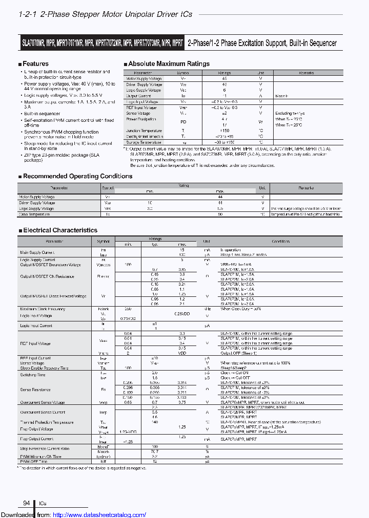 SLA7070MPRT_8949885.PDF Datasheet