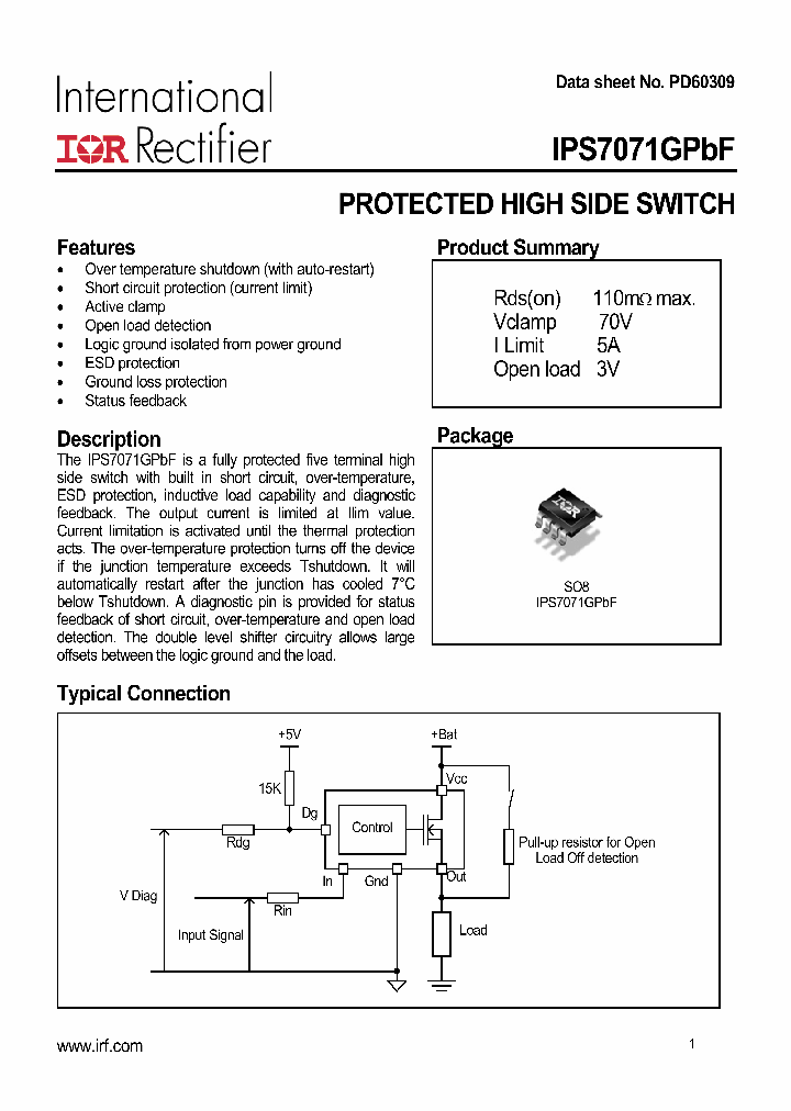 IPS7071GPBF_8950509.PDF Datasheet