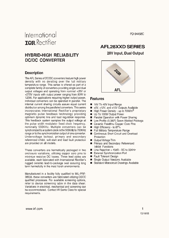 AFL5017DZES_8950913.PDF Datasheet