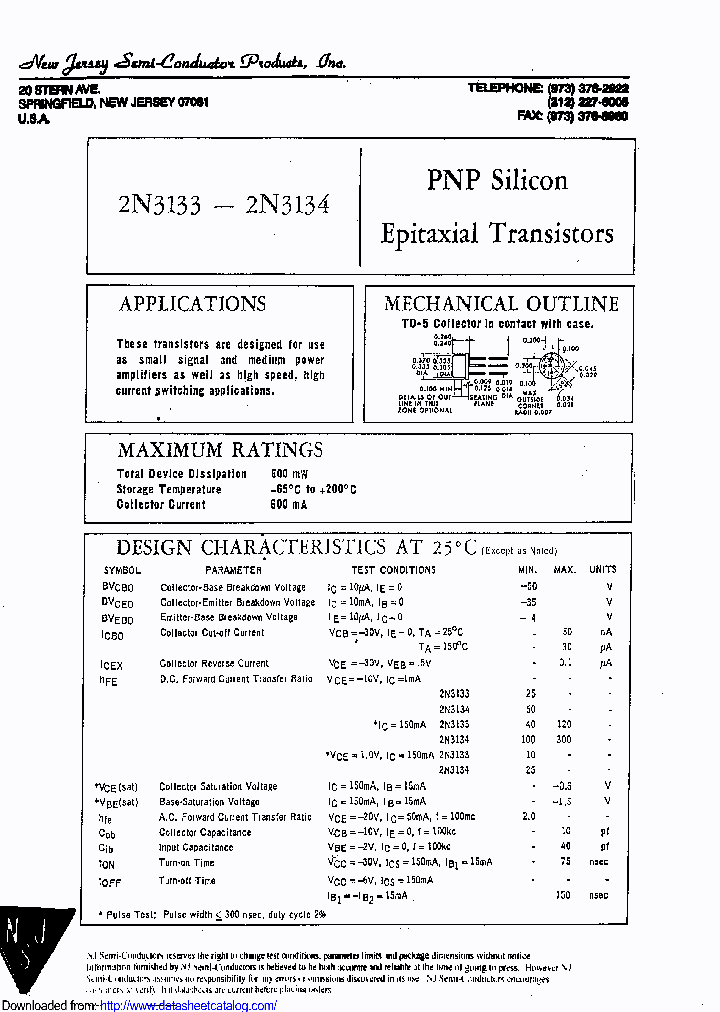 2N3133_8951172.PDF Datasheet