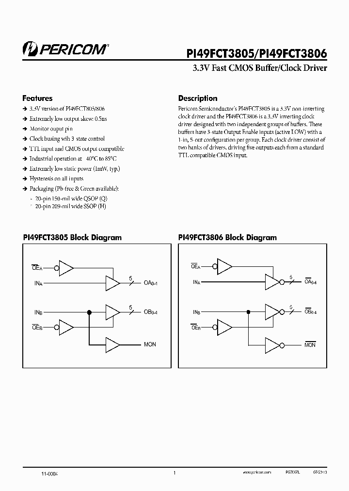 PI49FCT3805CHE_8951161.PDF Datasheet
