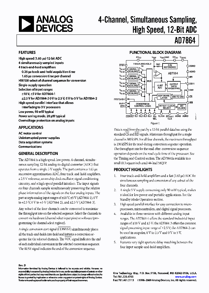 AD7864BSZ-1REEL_8951218.PDF Datasheet