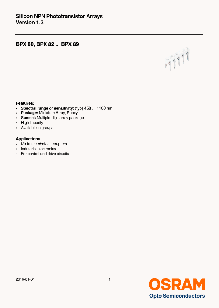 BPX-85_8951575.PDF Datasheet