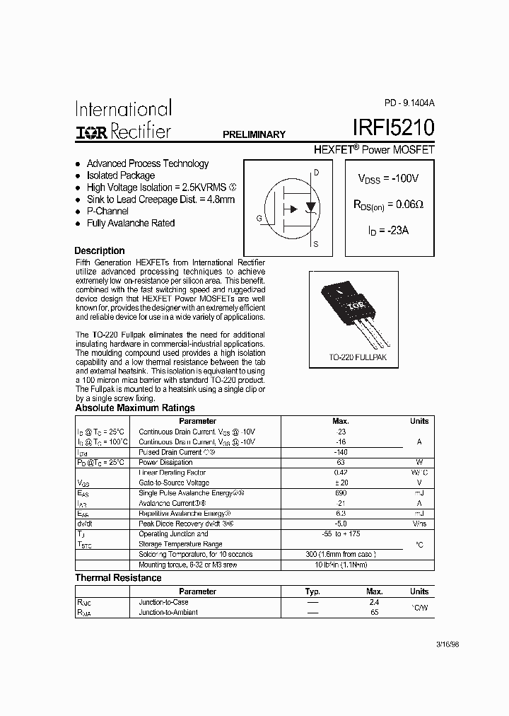 IRFI5210_8952188.PDF Datasheet