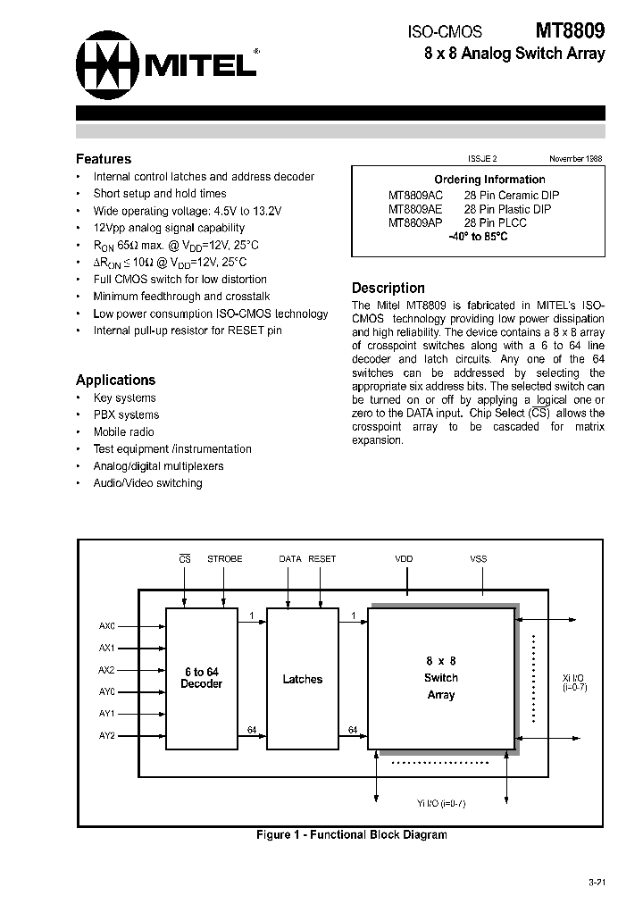 MT8809_8951730.PDF Datasheet