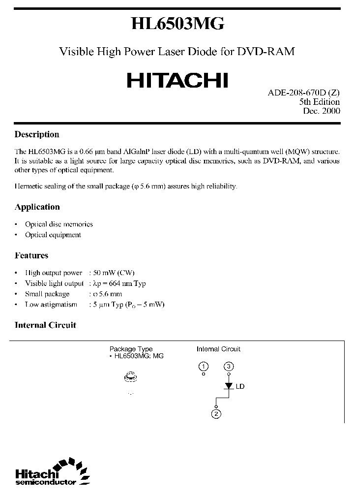 HL6503MG_8952789.PDF Datasheet